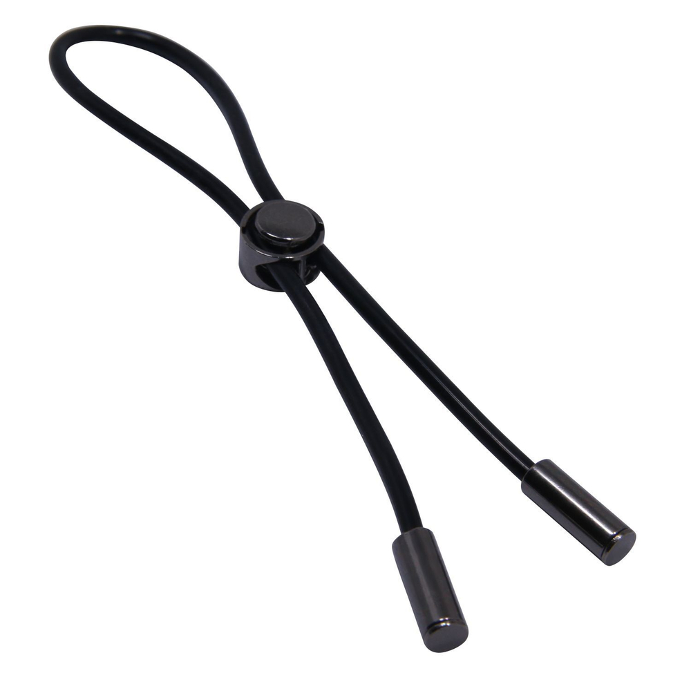 Черное эрекционное лассо (Цвет: черный)