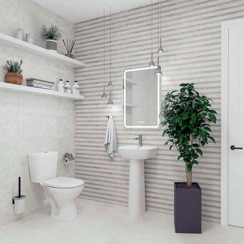 Умывальник-тюльпан "Лаго-45" с отв (КЕРАМИН)