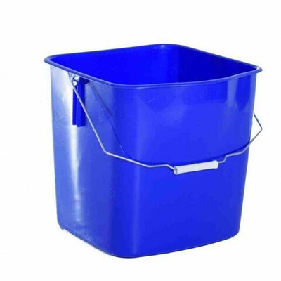 Ведро для уборочной тележки пластиковое на 25 л. синее и красное