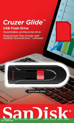 USB Flash-накопитель SanDisk Cruzer Glide 128Gb (SDCZ600-128G-G35)