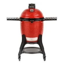 Керамический гриль Kamado Joe Classic III, 46 см (красный), с ножками и столиками