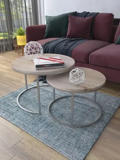 Комплект журнальных столов Акцент - СД - МДФ в ПВХ