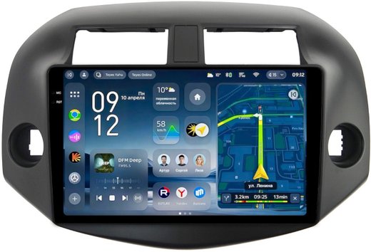Магнитола для Toyota RAV4 3 2005-2012, Vanguard - Teyes CC4-PRO монитор 10.36" 2K QLED на Android 13, Snapdragon 778G, AI, CarPlay, DSP, 4G SIM-слот