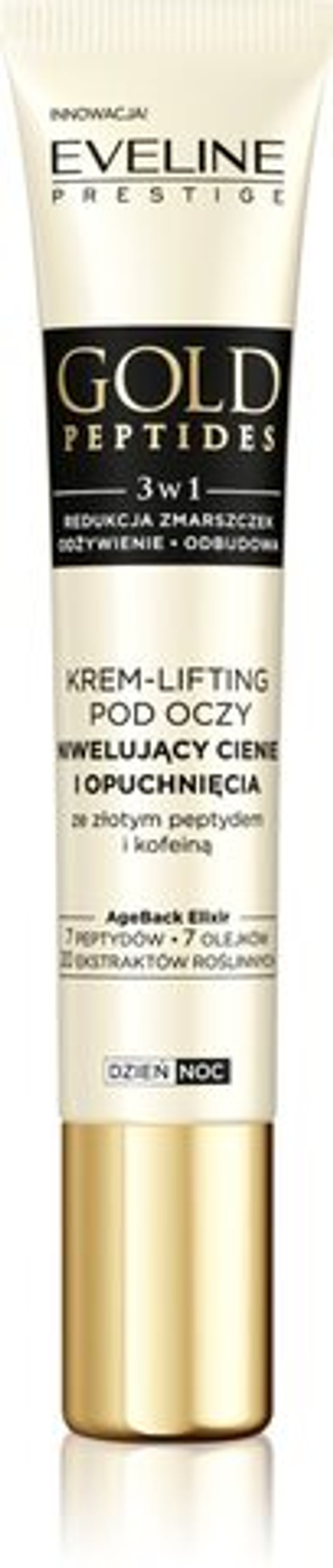 Eveline Cosmetics Gold Peptides - лифтинг-крем для области вокруг глаз /   20  ml  / GTIN 5903416053071