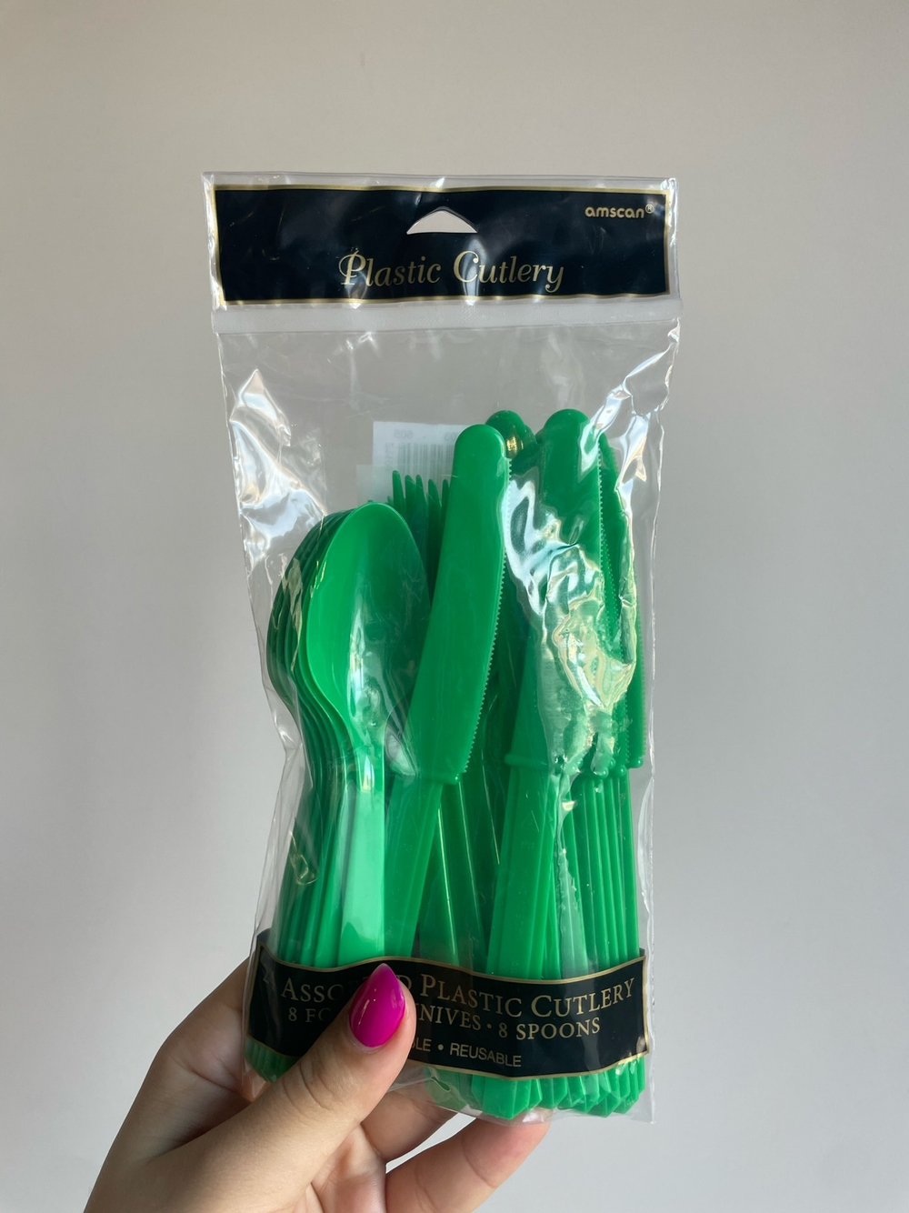 Столовые приборы пл Festival Green 24штA