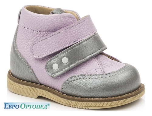 24018-18 сирень сиреневый Ортопедическая обувь малосложная без утепленной подкладки для детей