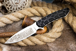 Туристический нож Aztec D2 StoneWash Kydex