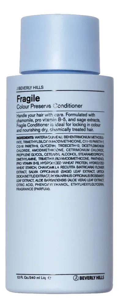 J BEVERLY HILLS Кондиционер для окрашенных и поврежденных волос- Fragile Colour Preserve Conditioner, 340мл