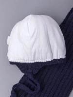 Шапка детская зимняя с помпоном и шарф