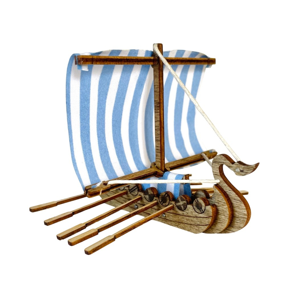 Деревянный конструктор Корабль Викингов - Драккар (KUDRIAVSKIY)