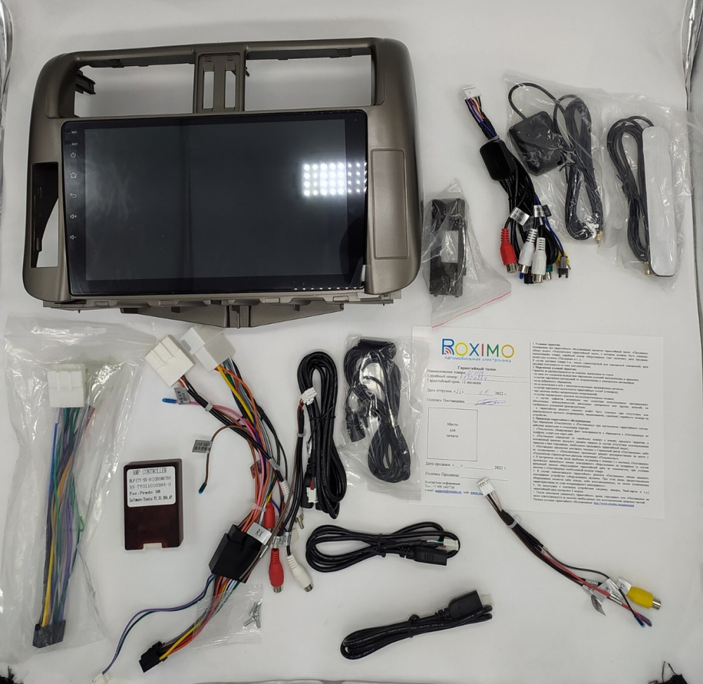 Магнитола для Toyota Land Cruiser Prado 150 2009-2013 (поддержка 360 - опция) - Roximo RX-1114 Android 13, ТОП процессор, 8/128, SIM-слот