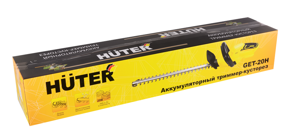 GET-20H Аккумуляторный триммер-кусторез Huter