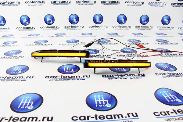 Повторители поворотов в зеркала Лада Приора 2 "Плазма" плавающие, тонированные PL-00208