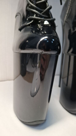 ASTER. Ботильоны четверки. Лак. Закрытые - SHDB-020-4-lak-bl-sale38_065