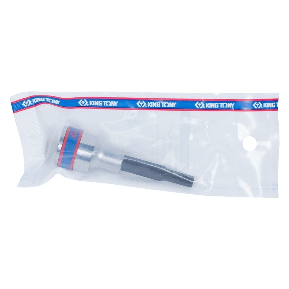 KING TONY (403506) Насадка (бита) торцевая 1/2", L = 80 мм, HEX, 6 мм