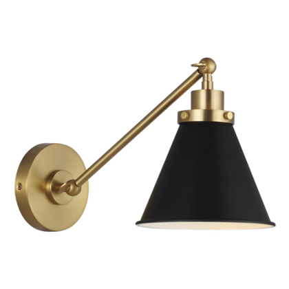 Настенный светильник Visual Comfort Wellfleet Single Arm Cone Task Sconce