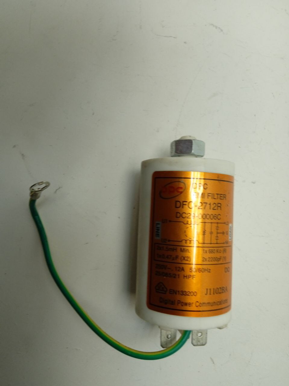 WF-S1061 кт3 Сетевой фильтр стиральной машины Samsung DC29-00006C б/у