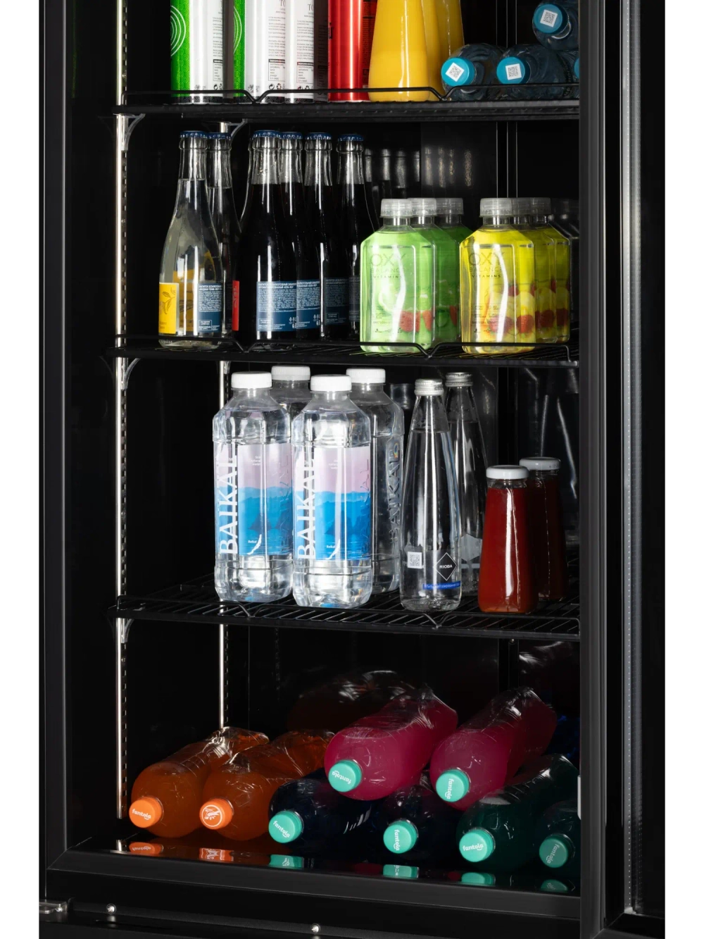 Витрина холодильная Nord RSC 400 GBB черная