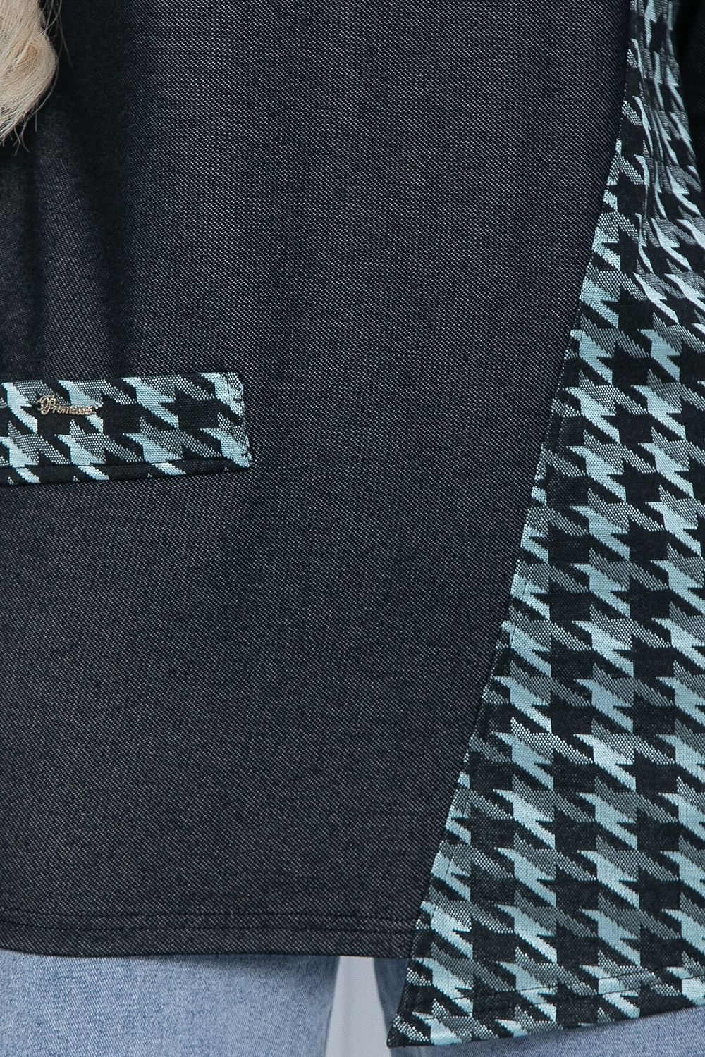 Джемпер Глория (графит/тиффани) Б12199-30 LT Collection