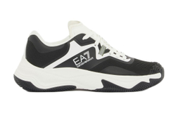 Мужские теннисные кроссовки EA7 Unisex Sneaker - black/white/laurel wreath