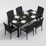 Стол обеденный Ideal Patio ДОЛЛА 180 см карбон