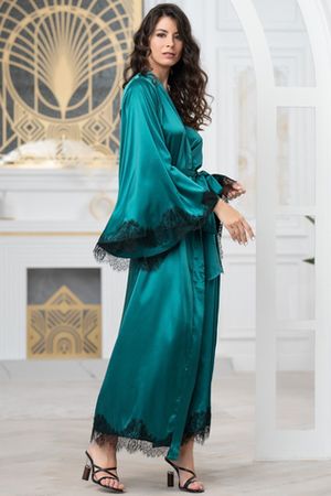 Халат Windsor 3889 изумруд Mia-Amore