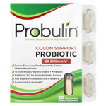Probulin, Поддержка толстого кишечника, пробиотик, 30 капсул