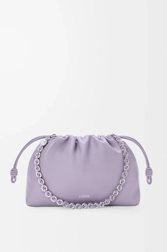 Loewe Сумка Flamenco среднего размера из мягкой кожи ягненка наппа, сиреневый