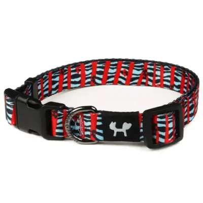 United pets complete me ошейник для собак, s 26-40/1,6 см, красная зебра