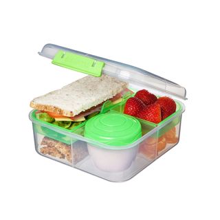 Ланч-бокс с баночкой Sistema &quot;Bento TO GO&quot;, многосекционный, 1,25 л, цвет Голубой