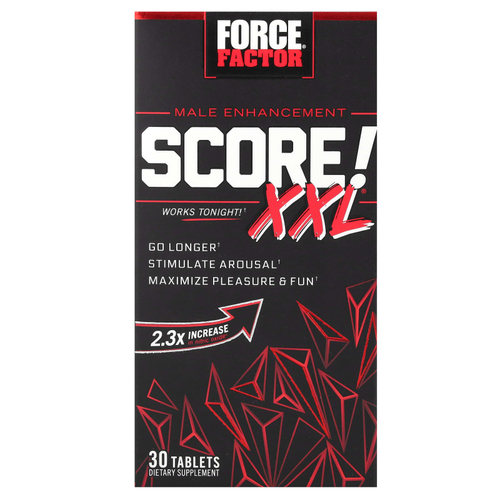 Force Factor, Score! XXL, средство для мужского здоровья, 30 таблеток