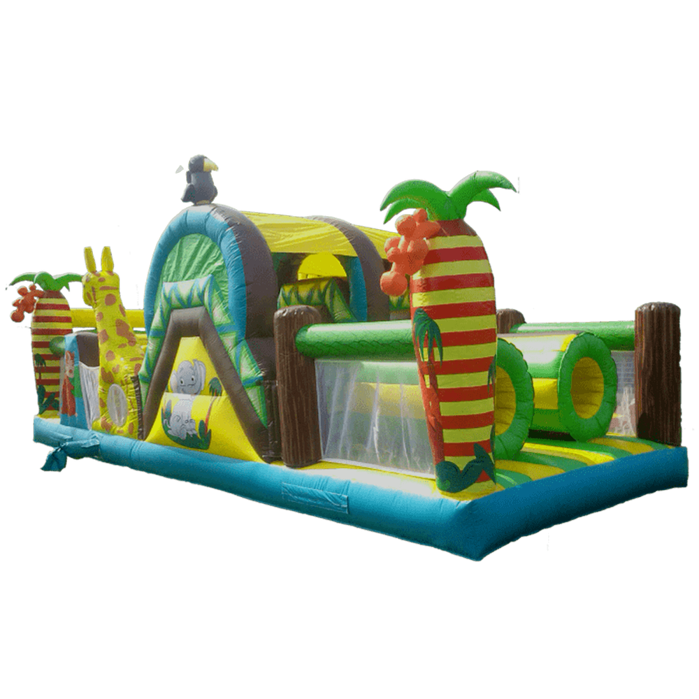 Батут "На прогулке с жирафами"