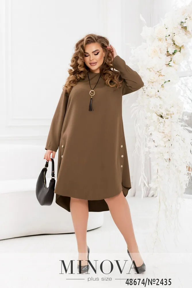 Платье 2435-мокко Minova