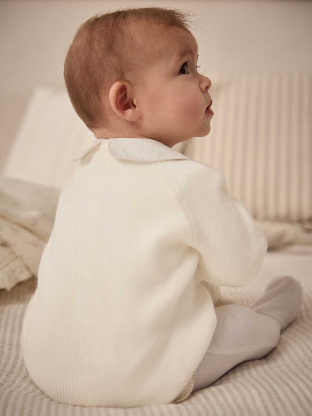 Кардиган для малышей Next E12-472, Молочный