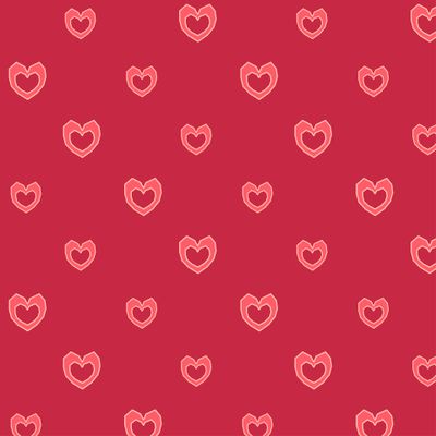 Милые сердечки паттерн