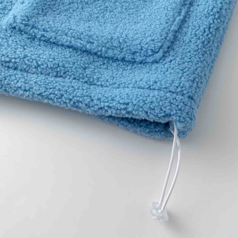 Куртка Ymkashix Furry Big Logo HTF белая/голубая