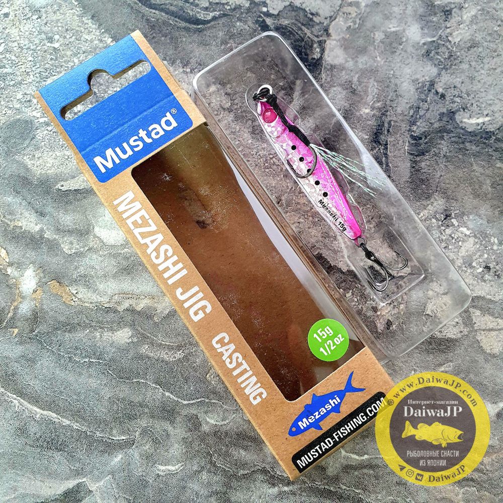 Пилькер MUSTAD MEZASHI JIG 15g PINK SARDINE