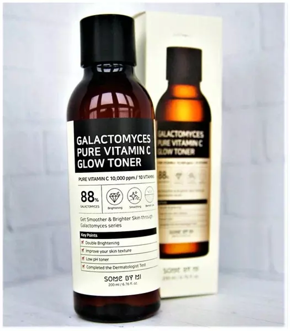 Some By Mi Тонер для лица ферментированный - Galactomyces pure vitamin c glow toner, 200мл