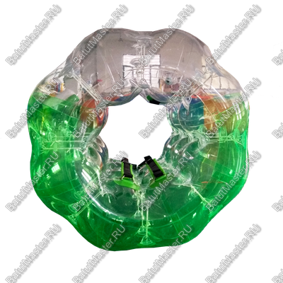 Бампербол «Двухцветный» ПВХ, диаметр 1 м