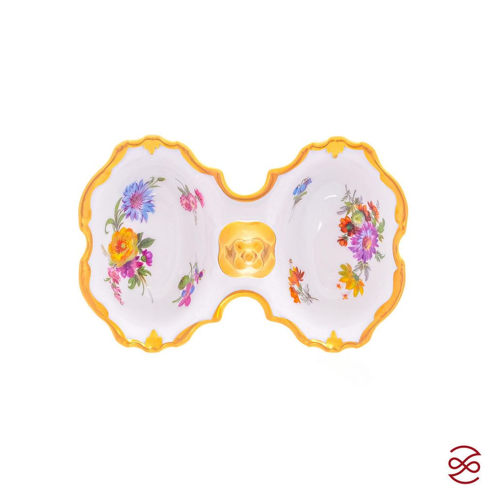 Солонка Queen's Crown Мейсенский букет