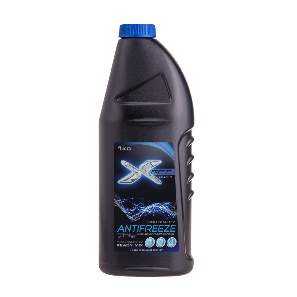 Антифриз X Freeze Drive синий черная канистра 1 кг