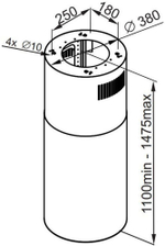 Кухонная вытяжка MAUNFELD Lee Isla 39 золотой фото 7
