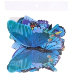 Набор для декора «Волшебные бабочки» 12 шт, Голубой