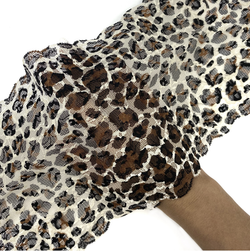 Кружево эластичное леопард 16,5 см