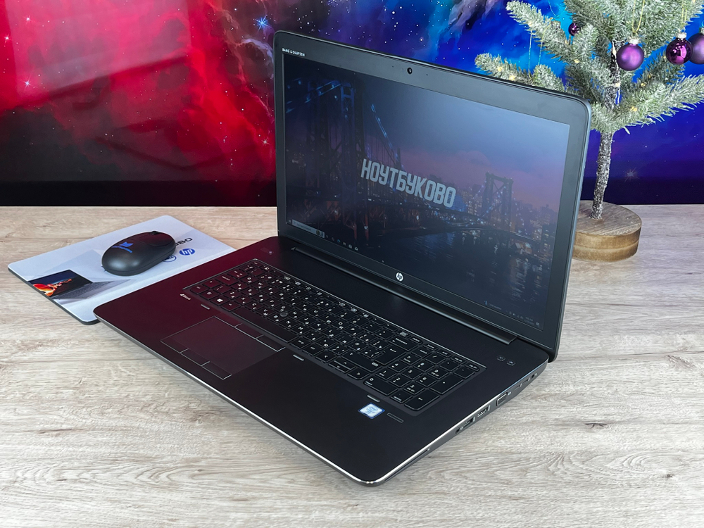 HP ZBook 17 G3 Ноутбук 17.3", Intel Core i7-6820HQ, Windows Pro, черный, черно-серый, Русская раскладка