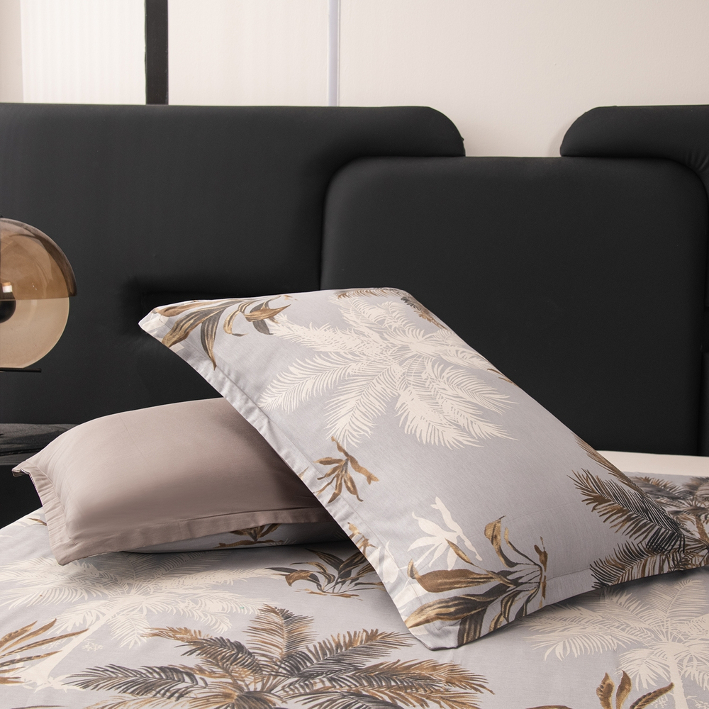 КПБ на резинке Сатин Velouria Luxe с Одеялом VLR009, Евро, 4 наволочки, простынь 180*200*25