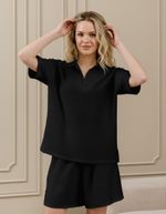 Блузка женская Ясмина-1 Виотекс ЧЁРНЫЙ