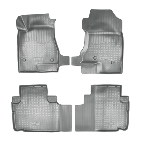 Ковры в салон Norplast/Unidec для Haval H6 (2014-) Полиуретан, Серый, арт.NPA10-C28-350-G
