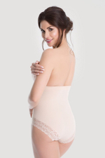Высокие трусики с сильной степенью коррекции (Размер: XS) (Цвет: телесный)