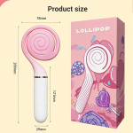 Розовый женский вибратор с вакуумной стимуляцией Otouch Lollipop Pink